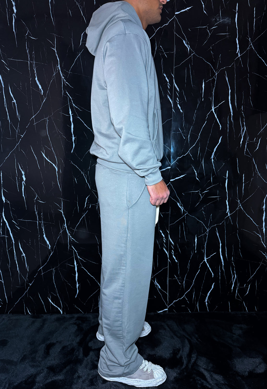 Coordinato tuta grigio