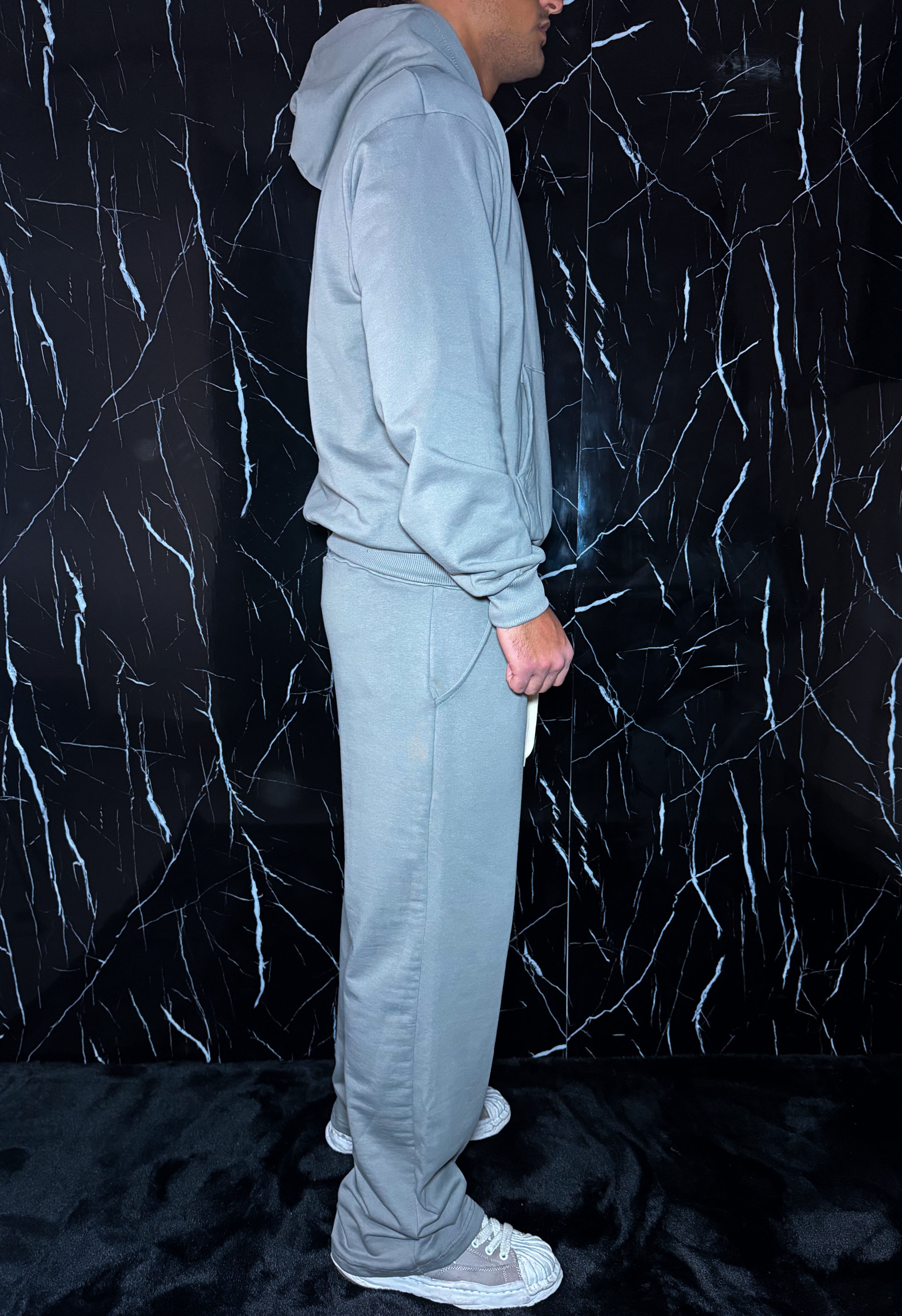 Coordinato tuta grigio