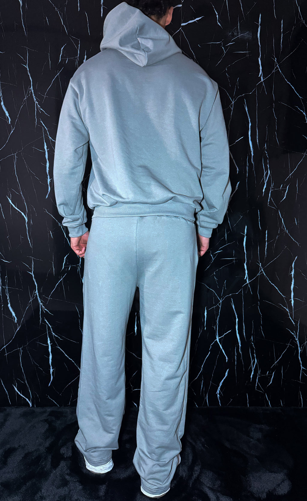 Coordinato tuta grigio