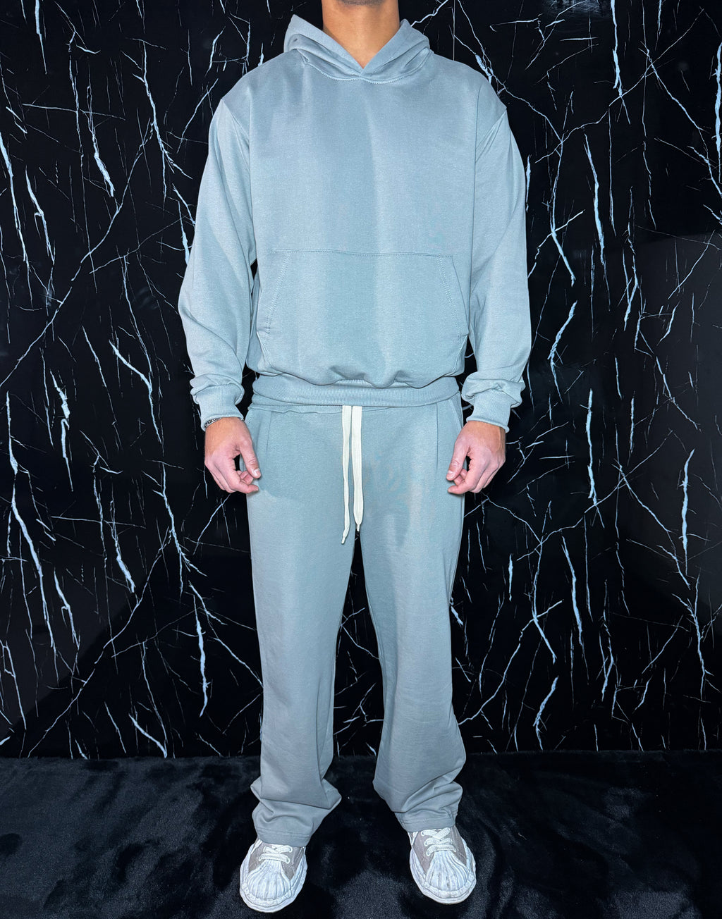 Coordinato tuta grigio