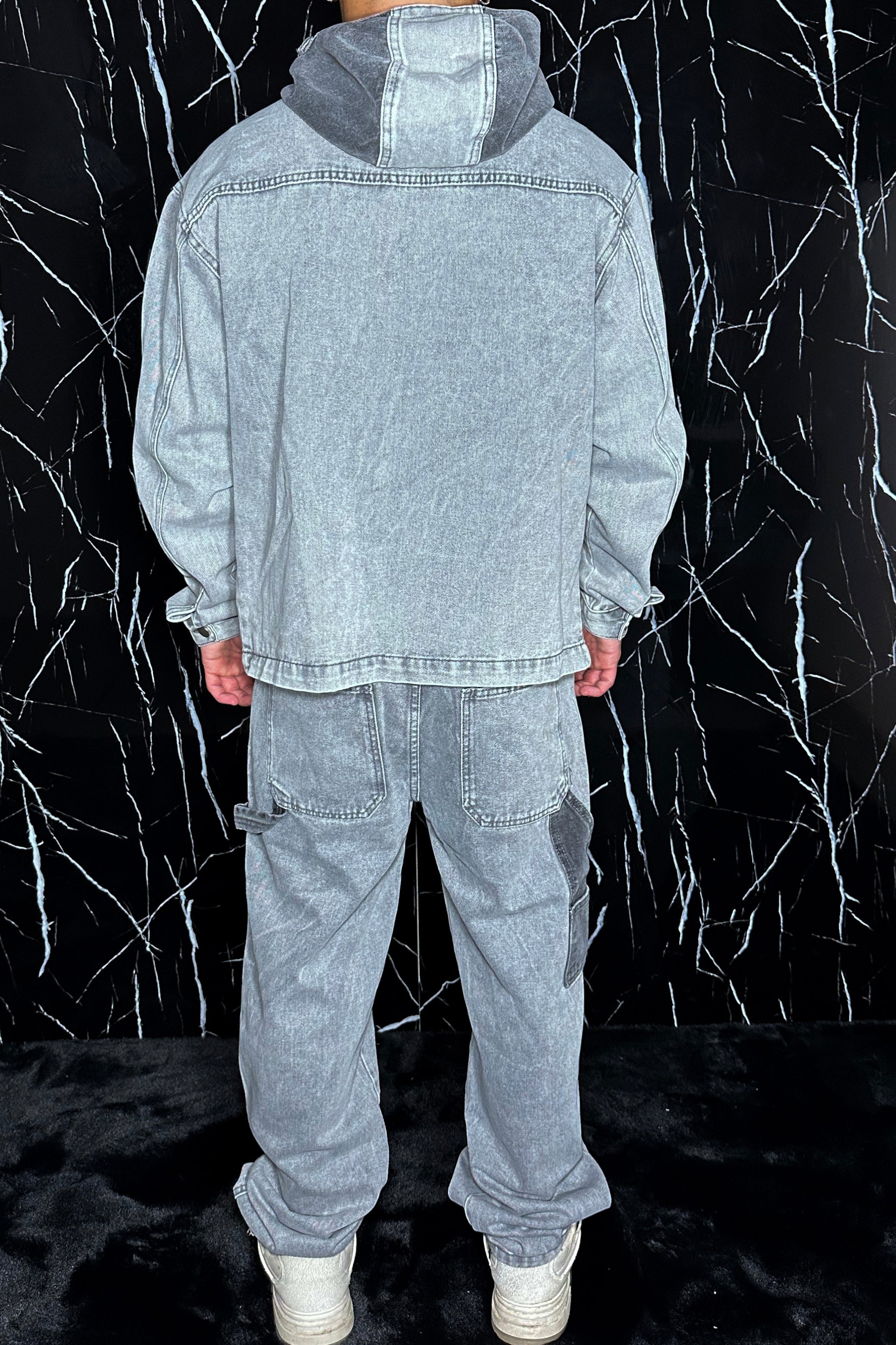 Coordinato Jeans Grey