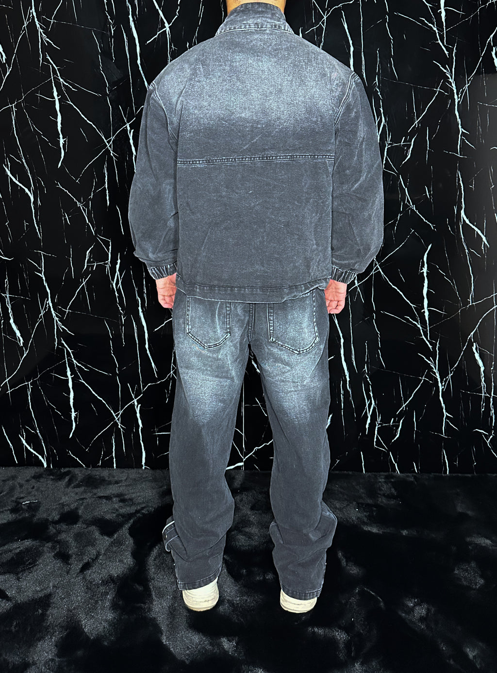 Coordinato in Jeans Nero